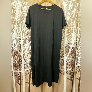 Old Navy Classic Black T-shirt Dress - Size Large